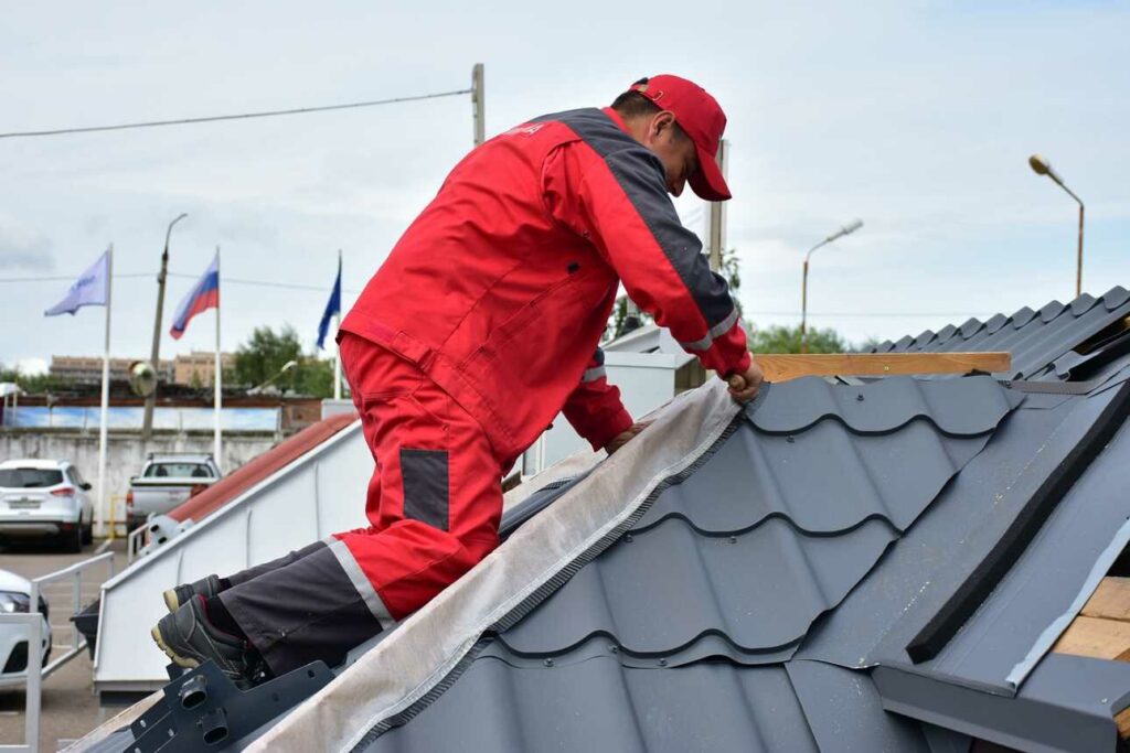 Ремонт металлочерепицы под ключ